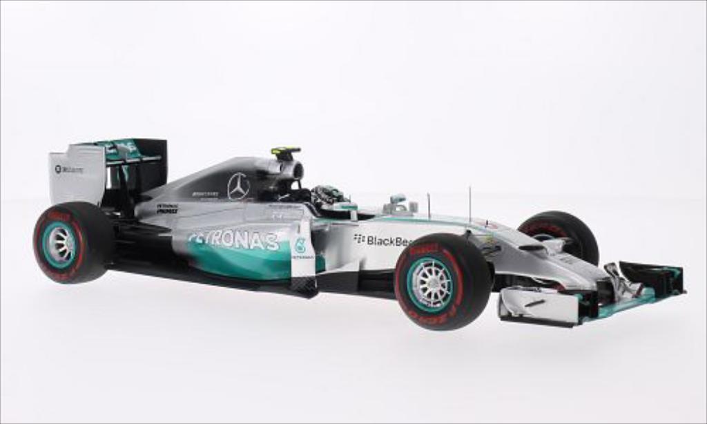 Mercedes F1 1/18 Spark W05 Hybrid No.6 AMG Formel 1 Team Petronas Formel 1 GP Monaco 2014 modellino in miniatura