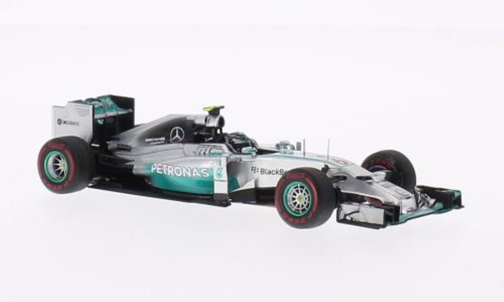 Mercedes F1 1/43 Spark W05 Hybrid No.6 Petronas GP Monaco 2014 modellino in miniatura