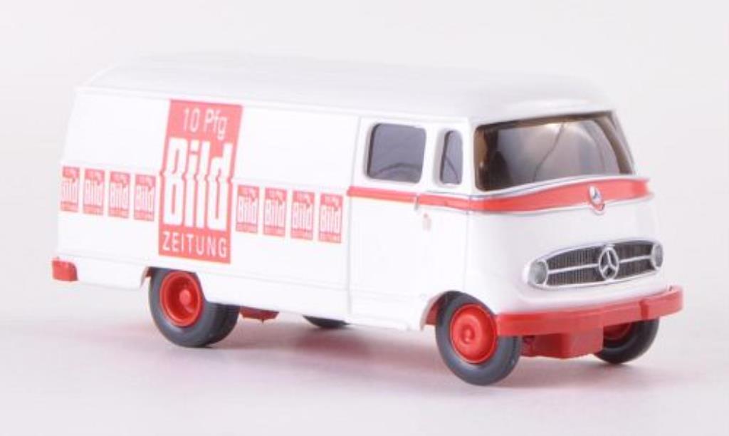 Mercedes L319 1/87 Wiking Kasten Bild Zeitung Lieferwagen modellino in miniatura