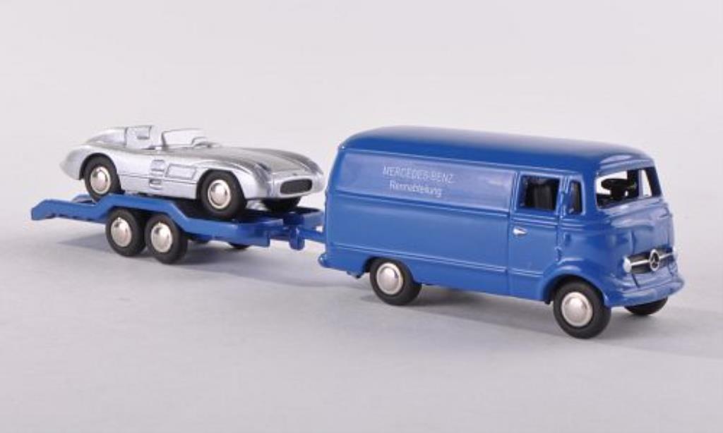 Mercedes L319 1/87 Bub Kasten/Hanger/MB 300SLR modellino in miniatura