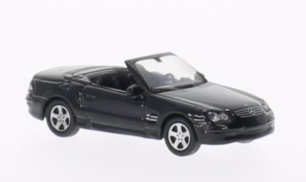 Mercedes Classe SL 500 1/87 Welly 500 Cabrio nero modellino in miniatura