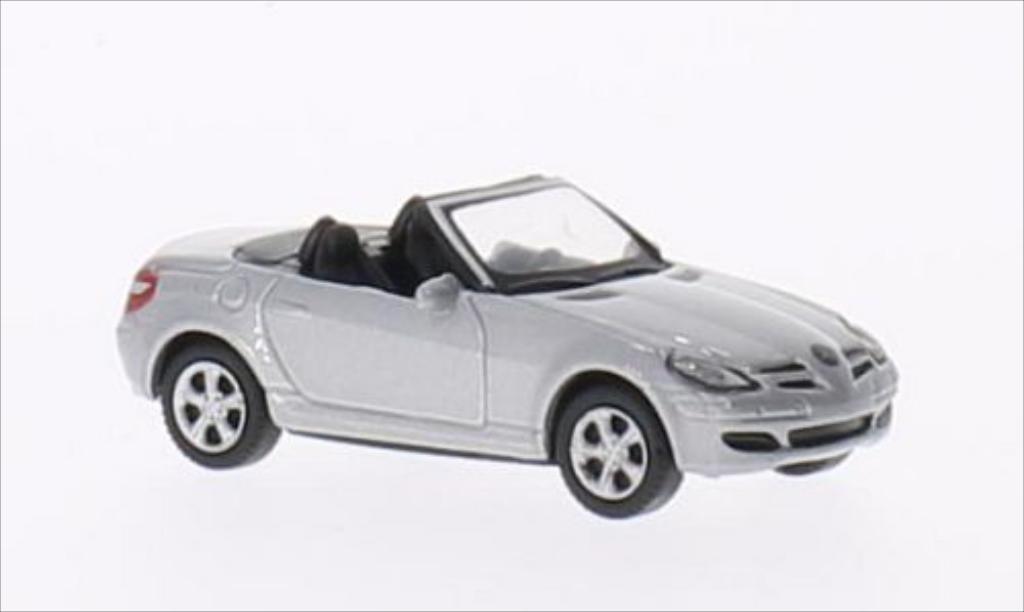 Mercedes Classe SLK 1/87 Welly 350 metallico grigio modellino in miniatura