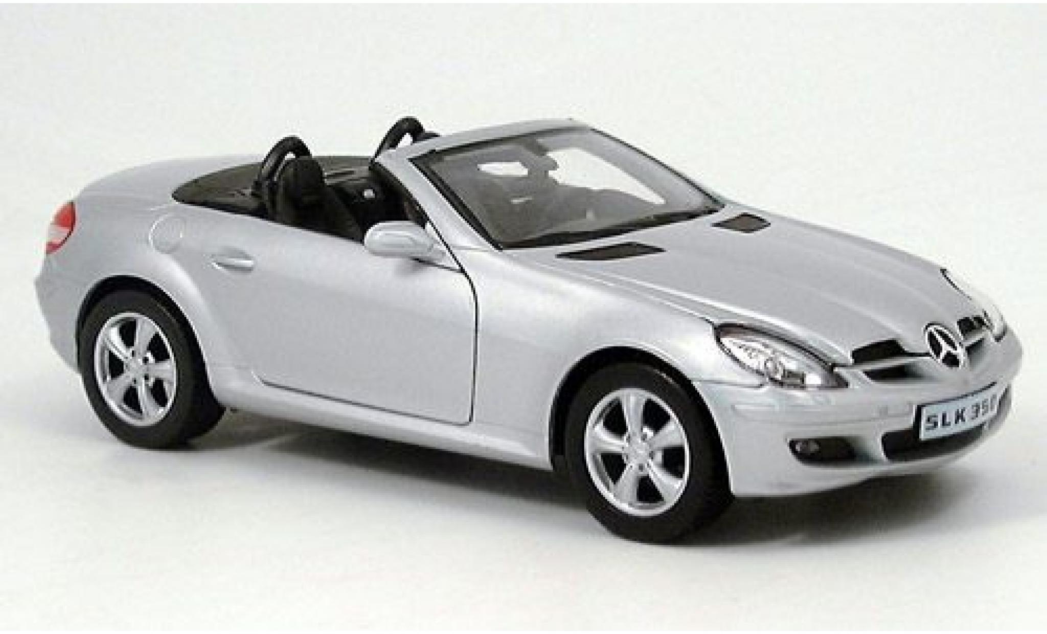 Mercedes Classe SLK 1/24 Welly SLK 350 silber 1:24 modellino in miniatura