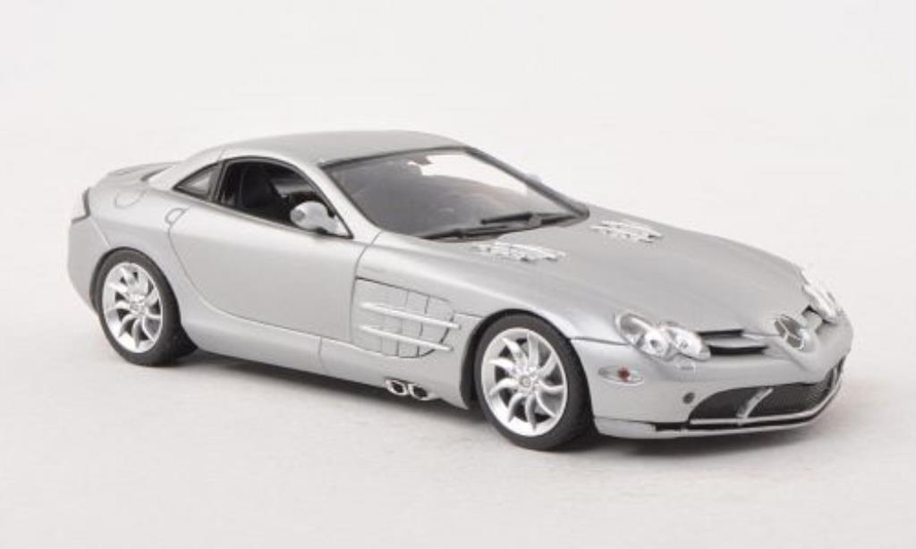 Mercedes SLR 1/43 Minichamps McLaren matt-grigio 2004 modellino in miniatura
