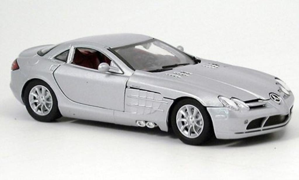 Mercedes SLR 1/24 Motormax McLaren grigio modellino in miniatura