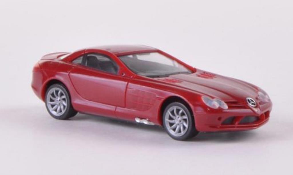 Mercedes SLR 1/87 Herpa McLaren wein-rosso modellino in miniatura