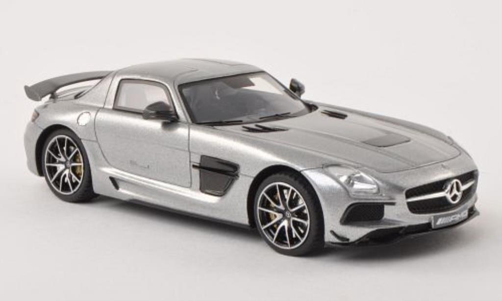 Mercedes SLS 1/43 Minichamps AMG (C197) Black Series grigio 2013 modellino in miniatura