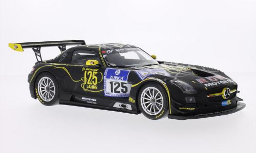Mercedes SLS 1/18 Minichamps AMG GT3 No.125 Rowe Racing Dunlop 24h Nurburgring 2013 /M.Hartung modellino in miniatura