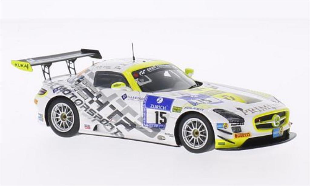 Mercedes SLS 1/43 Spark AMG GT3 No.15 HTP Motorsport GmbH 24h Nurburgring 2014 /R.Rehfeld modellino in miniatura