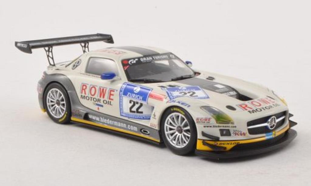 Mercedes SLS 1/43 Minichamps AMG GT3 No.22 Rowe Racing 24h Nurburgring 2012 /Seyffahrt modellino in miniatura