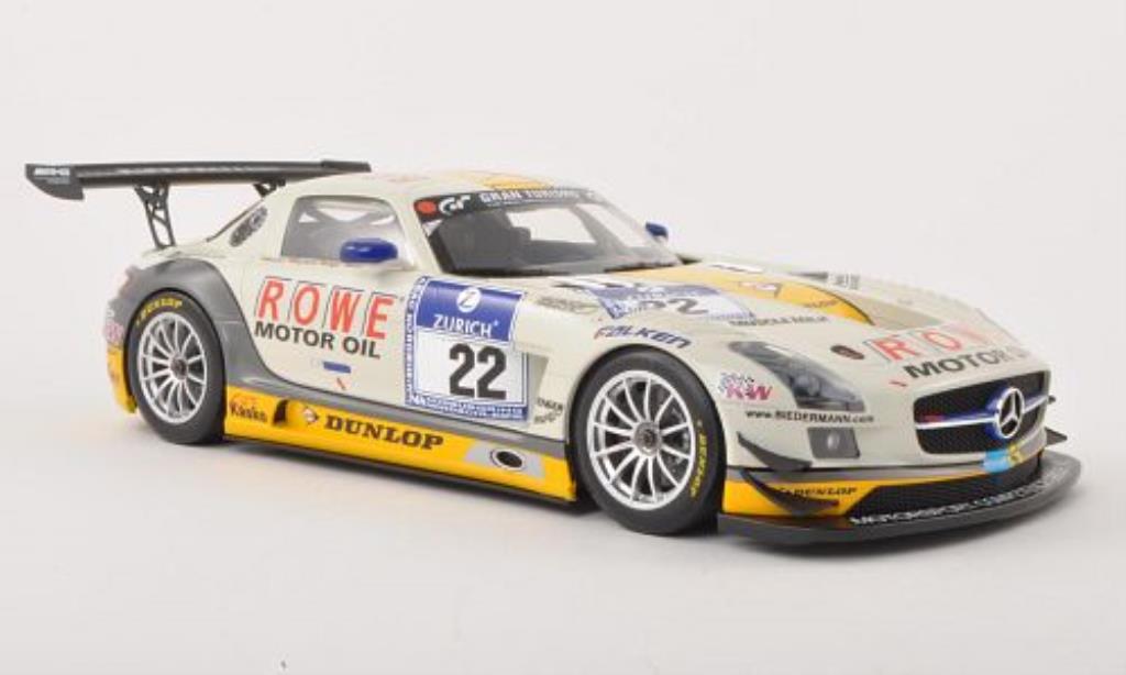 Mercedes SLS 1/18 Minichamps AMG GT3 No.22 Rowe Racing 24h Nurburgring 2013 /Bastian modellino in miniatura