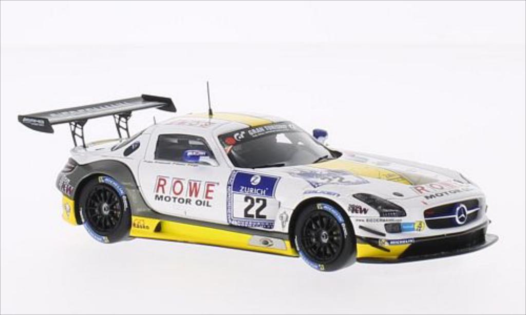 Mercedes SLS 1/43 Spark AMG GT3 No.22 Rowe Racing 24h Nurburgring 2014 /M.Engel modellino in miniatura