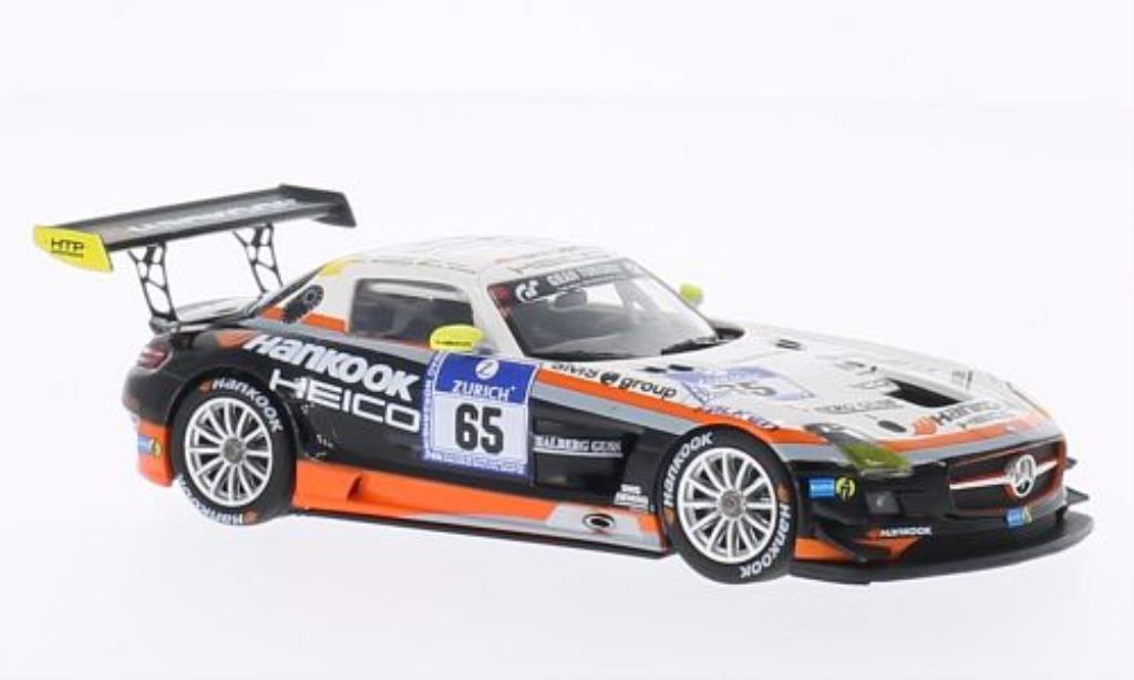 Mercedes SLS 1/43 Minichamps AMG GT3 No.65 Hankook Team Heico 24h Nurburgring 2012 /Heyer modellino in miniatura