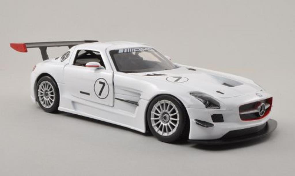 Mercedes SLS 1/24 Motormax AMG GT3 No.7 modellino in miniatura