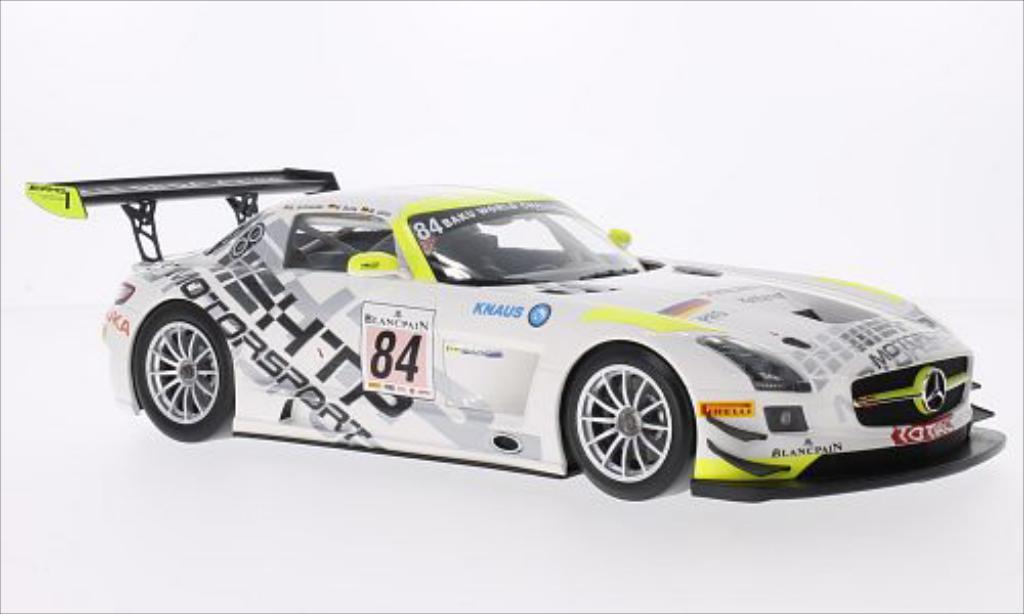 Mercedes SLS 1/18 Minichamps AMG GT3 No.84 HTP Motorsport Persson Team 24h Spa 2013 /B.Schneider modellino in miniatura