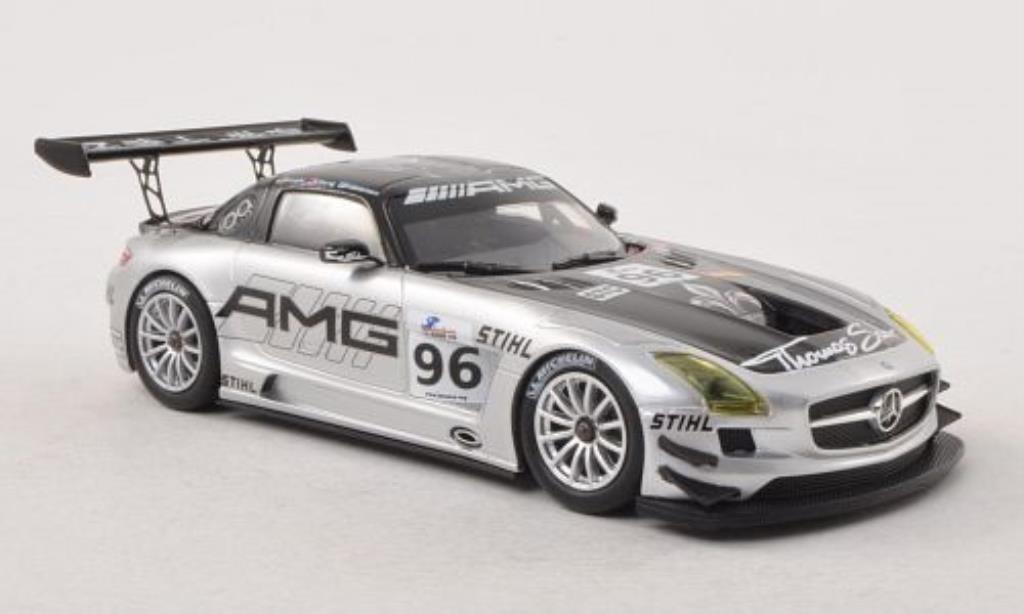 Mercedes SLS 1/43 Minichamps AMG GT3 No.96 Customer Sports Team AMG China 6h Zhuhai 2011 /Arnold modellino in miniatura