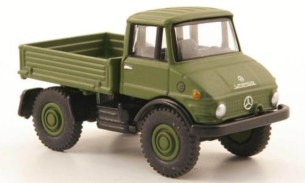 Mercedes Unimog 1/87 Bub 406 Bundeswehr modellino in miniatura