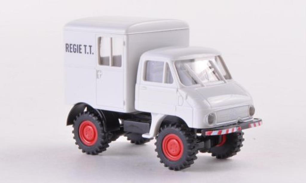 Mercedes Unimog 1/87 Brekina 411 Regie T.T. (B) modellino in miniatura
