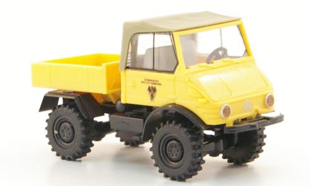 Mercedes Unimog 1/87 Brekina 421 Post osterreich modellino in miniatura
