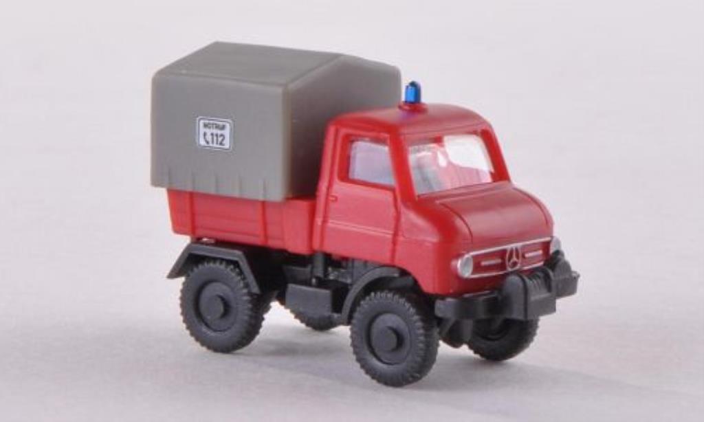 Mercedes Unimog 1/160 Wiking U 411 Feuerwehr modellino in miniatura