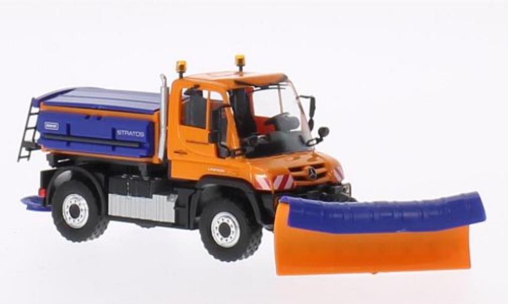 Mercedes Unimog 1/87 Busch U 430 Winterdienst modellino in miniatura