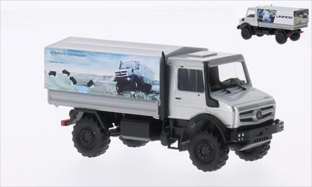 Mercedes Unimog 1/87 Busch U 5023 Pritsche/Plane modellino in miniatura