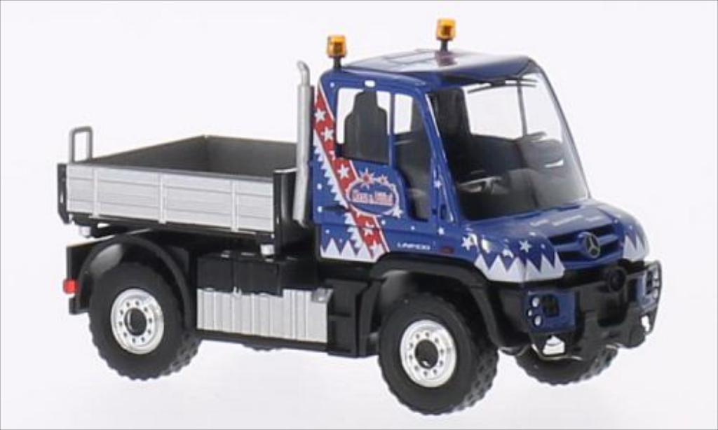 Mercedes Unimog 1/87 Busch U430 Merz &b Pilini 2013 modellino in miniatura