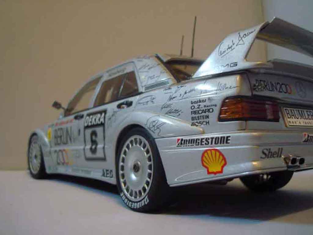 Mercedes 190 Evo 1/18 Autoart Evo e 25 16v evo2 dtm 1992 modellino in miniatura