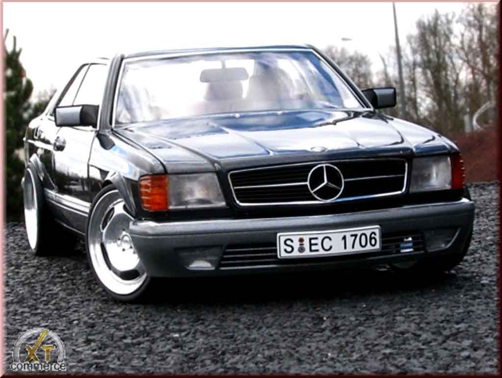 Mercedes 500 SEC 1/18 Autoart SEC jantes 20 pouces tuning modellino in miniatura