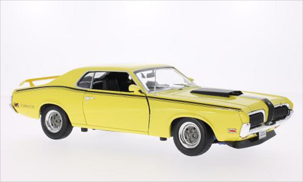 Mercury Cougar 1/18 Welly Eliminator giallo/matt-nero 1970 modellino in miniatura