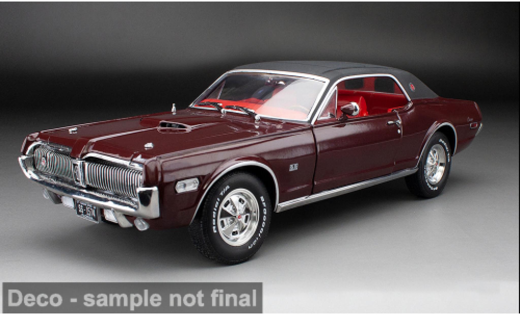 Mercury Cougar 1/18 Sun Star XR7G rot 1:18 modellino in miniatura
