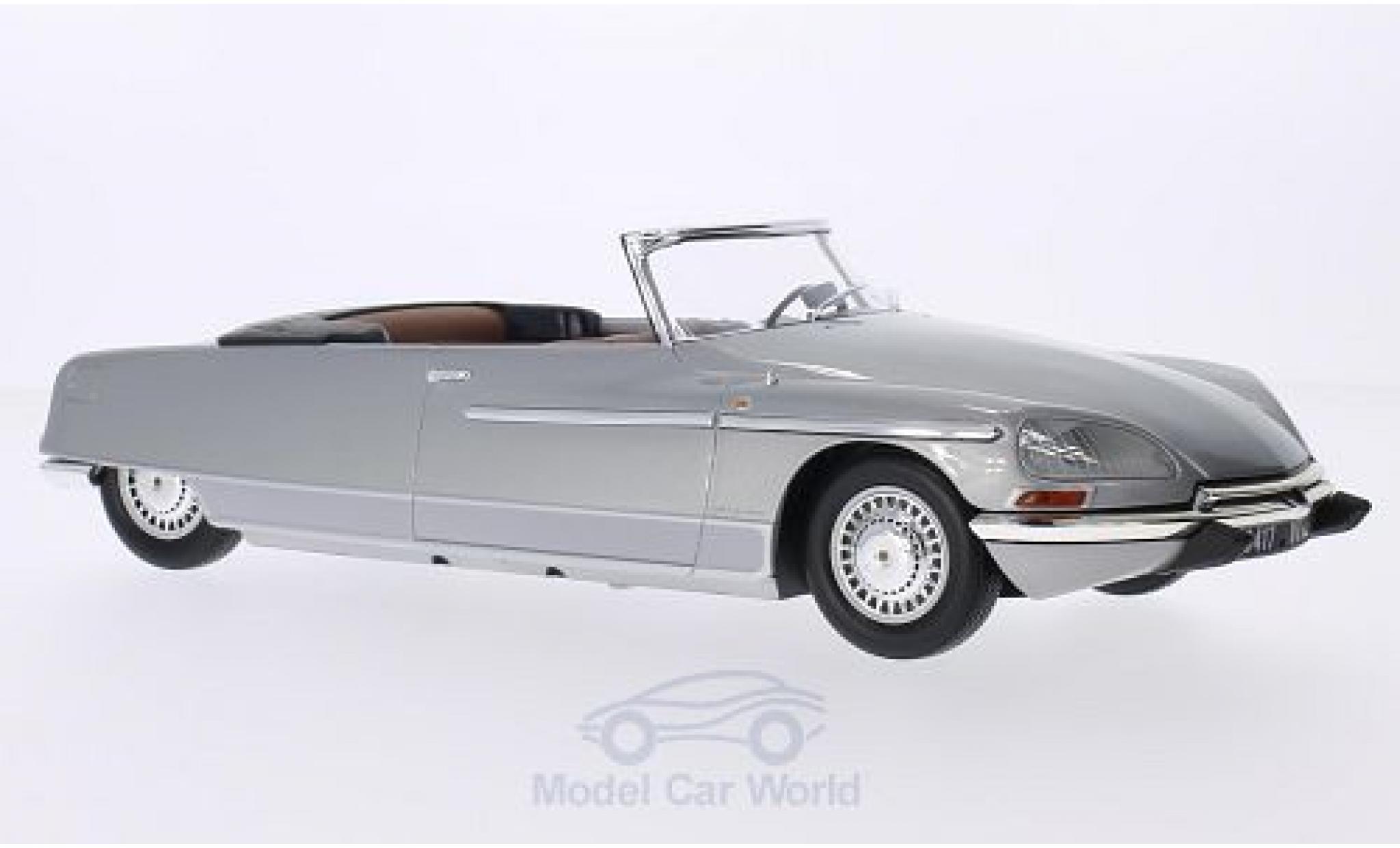 Citroen DS 21 1/18 Metal 18 21 Chapron Palm Beach grigio 1968 mit Beleuchtung modellino in miniatura