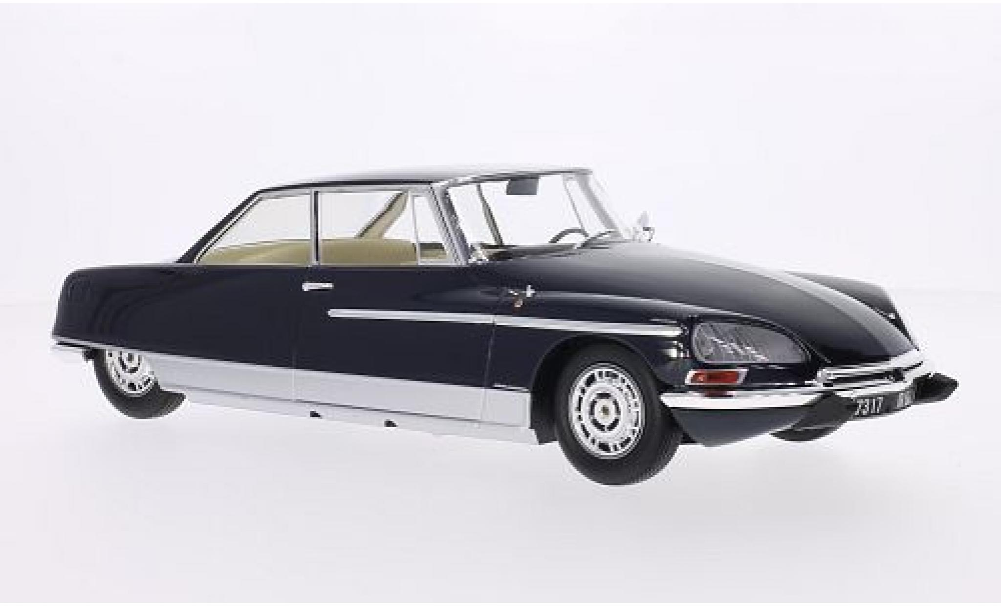 Citroen DS 1/18 Metal 18 21 Henri Chapron Le Leman blu 1968 avec Beleuchtung (Batterien nicht enthalten) modellino in miniatura