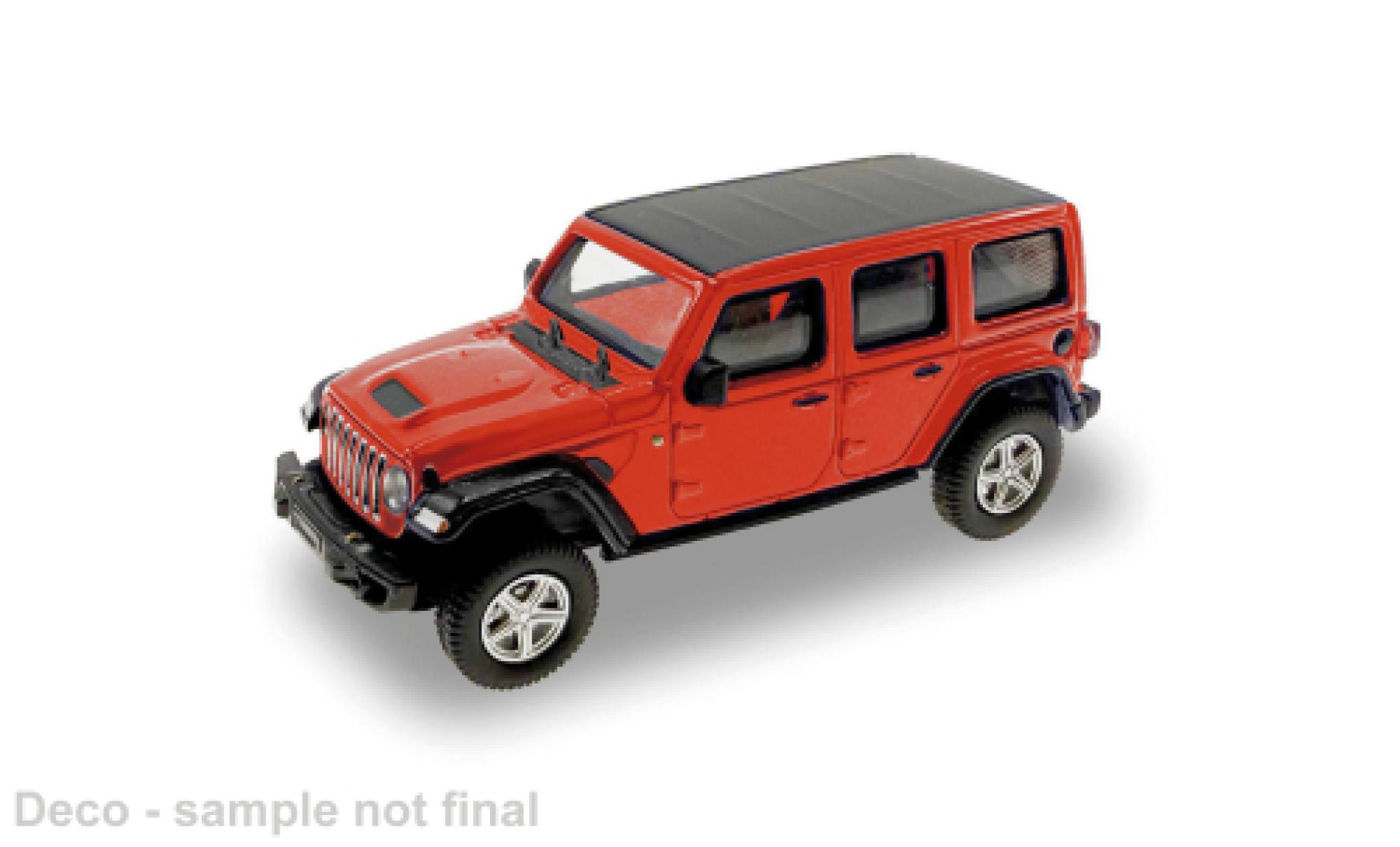 Jeep Wrangler 1/87 Micro City 87 rot 2017 1:87 modellino in miniatura