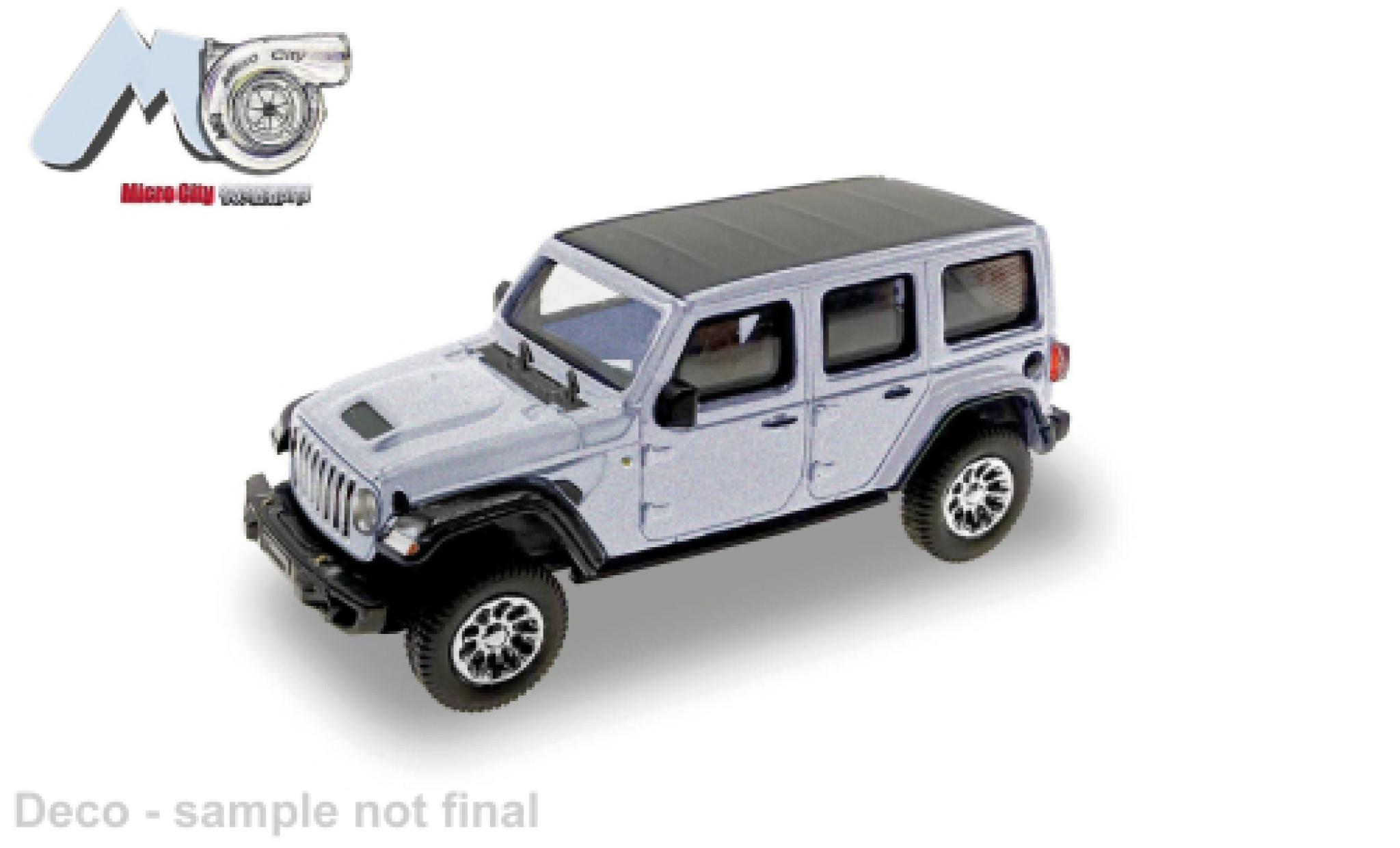 Jeep Wrangler Micro City 87 silber 2017 1:87 modellino in miniatura