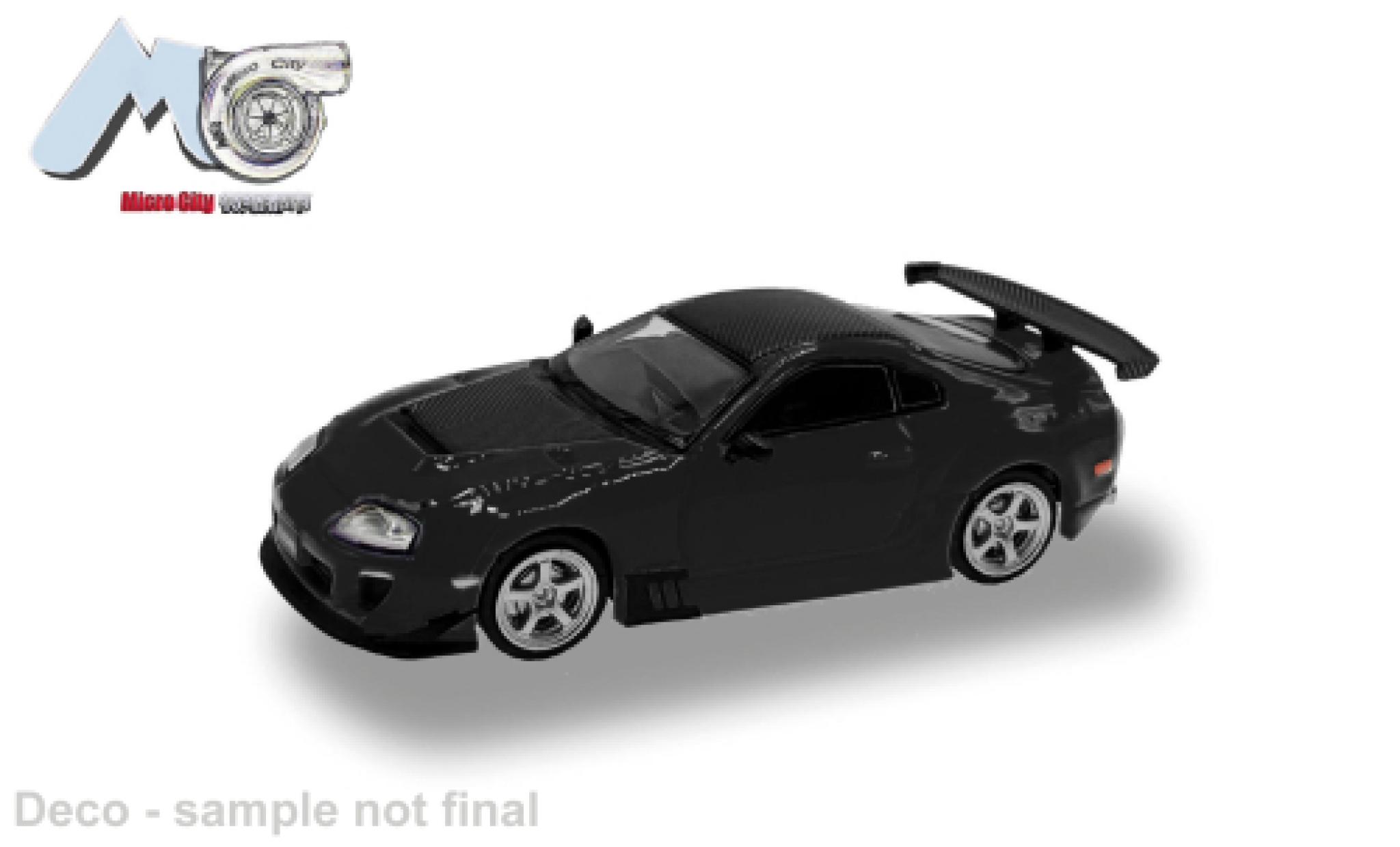Toyota Supra Micro City 87 schwarz 1:87 modellino in miniatura