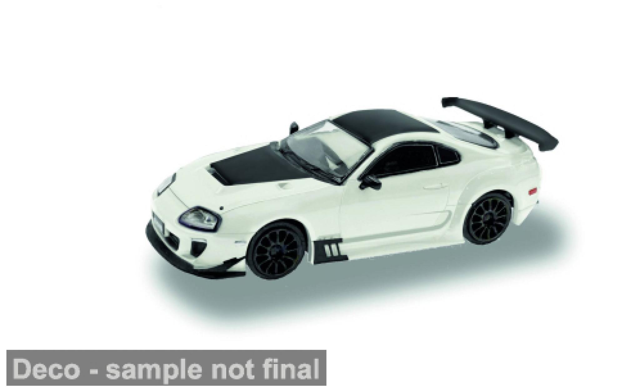 Toyota Supra 1/87 Micro City 87 weiss/schwarz 1993 1:87 modellino in miniatura