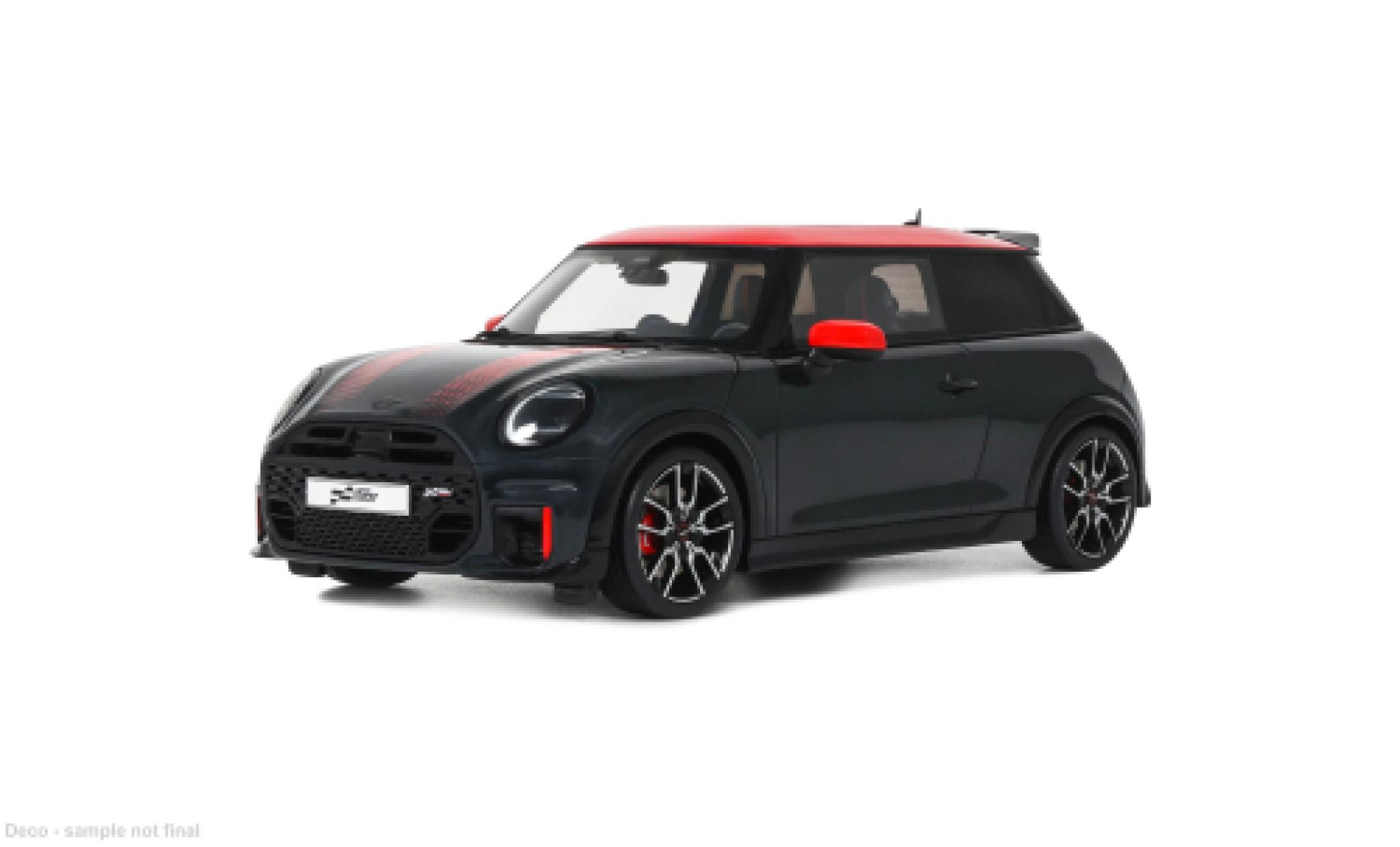 Mini Cooper 1/18 Ottomobile JCW schwarz/rot 2024 1:18 modellino in miniatura