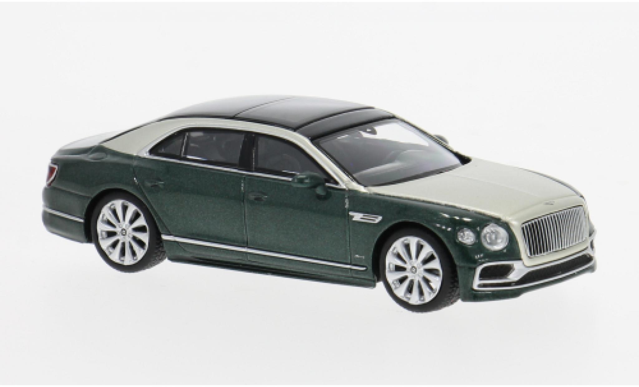 Bentley Flying Spur Mini GT grün/beige 1:64 modellino in miniatura