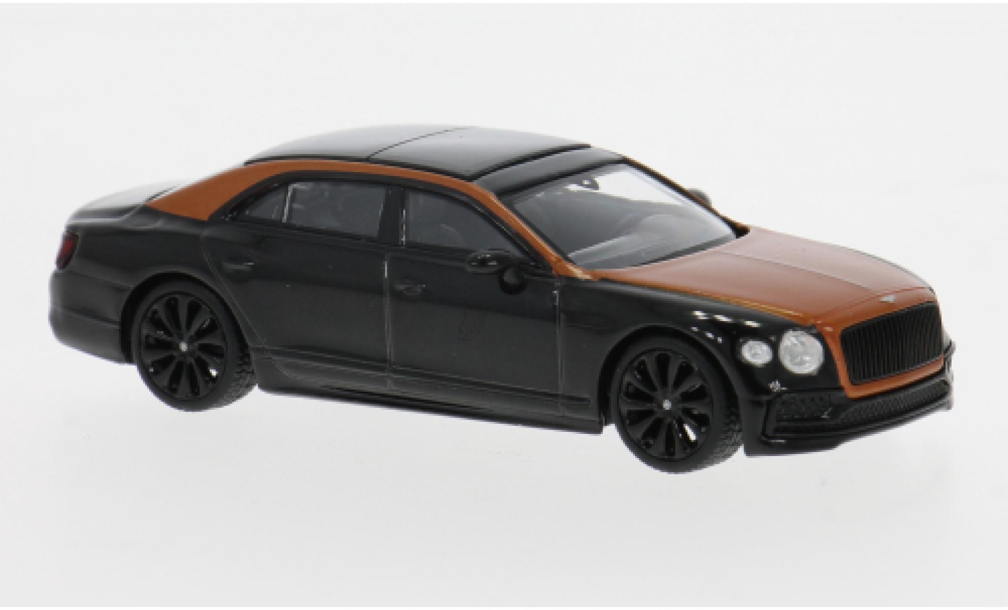Bentley Flying Spur 1/64 Mini GT schwarz/bronze 2024 1:64 modellino in miniatura