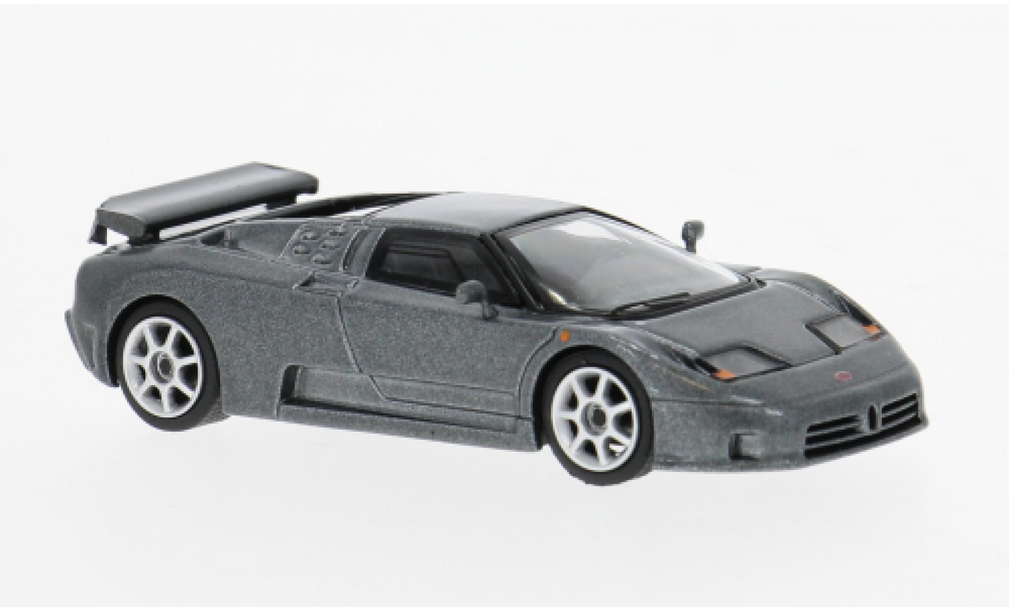 Bugatti EB110 Mini GT Super Sport grau 1995 1:64 modellino in miniatura