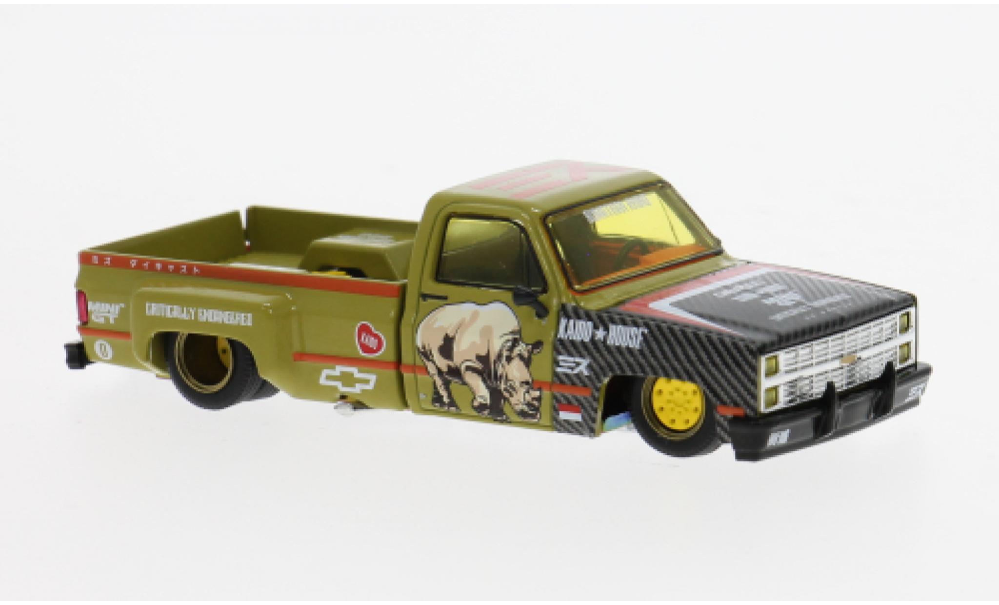 Chevrolet Silverado Mini GT 1980 Sumatran Rhino 1:64 modellino in miniatura