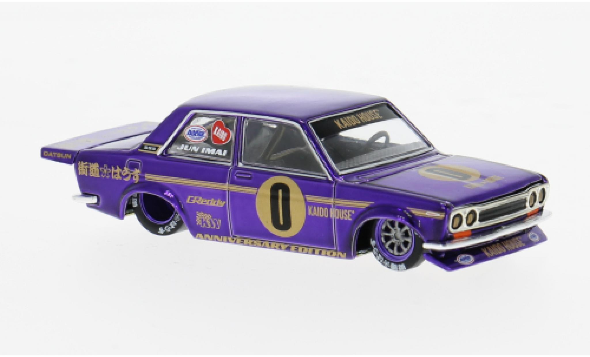 Datsun 510 1/64 Mini GT Pro Street Anniversary Edition violett 1:64 modellino in miniatura