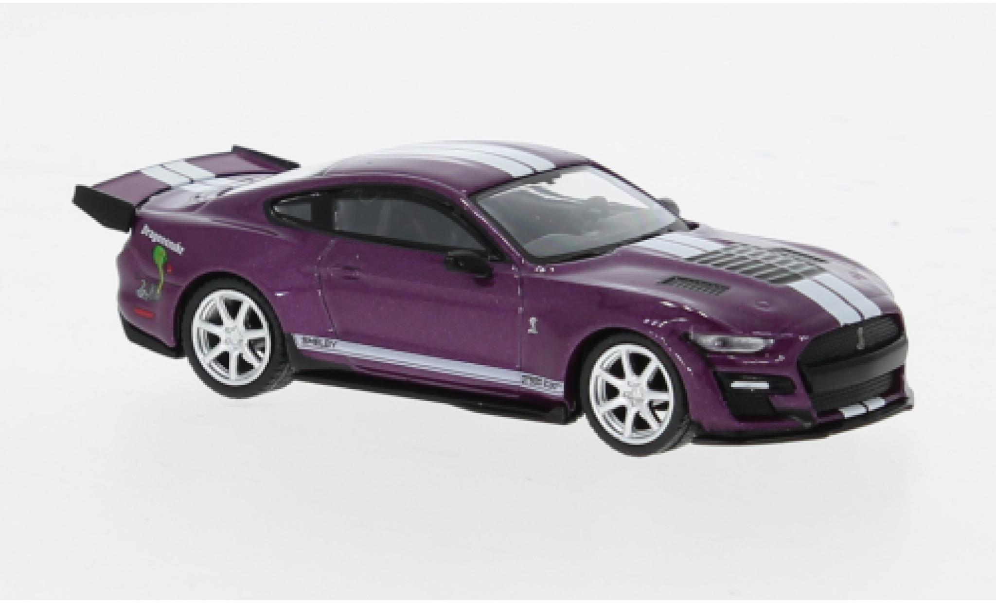Shelby GT 1/64 Mini GT Ford Mustang 500 Dragon Snake violett 1:64 modellino in miniatura