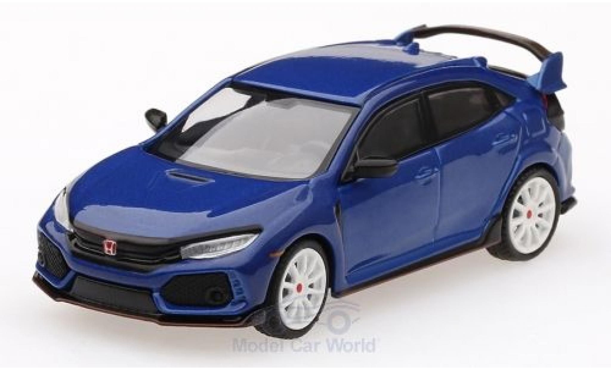 Honda Civic 1/64 Mini GT Type R (FK8) metallico blu Modulo Kit modellino in miniatura