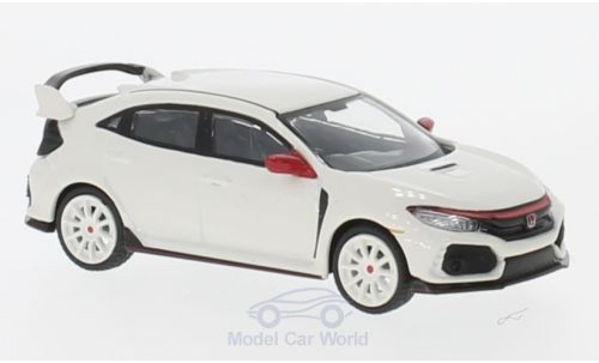 Honda Civic Type R 1/64 Mini GT Type R (FK8) bianco RHD modellino in miniatura