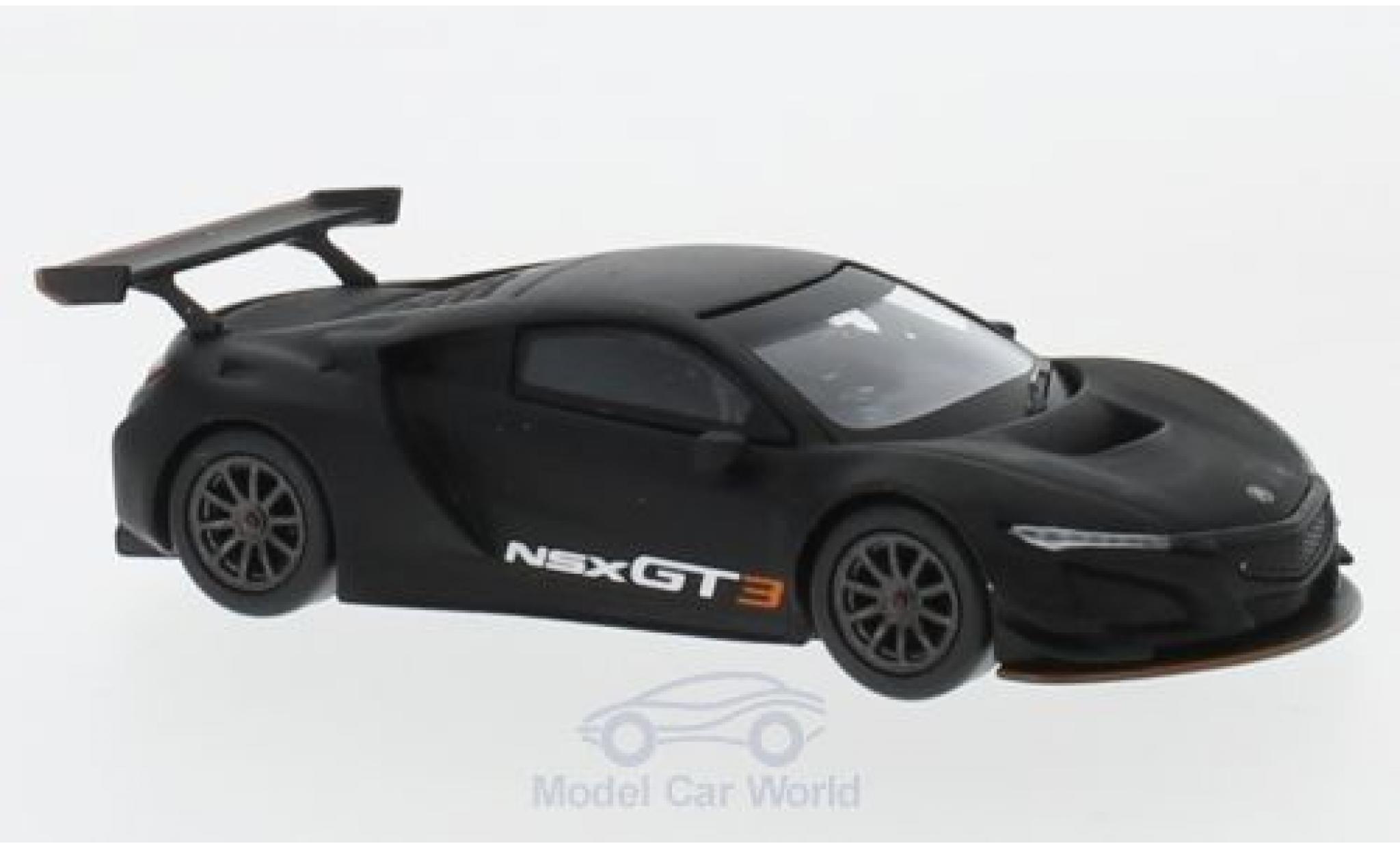 Honda NSX 1/64 Mini GT GT3 matt-nero 2017 Los Angeles Auto Show modellino in miniatura