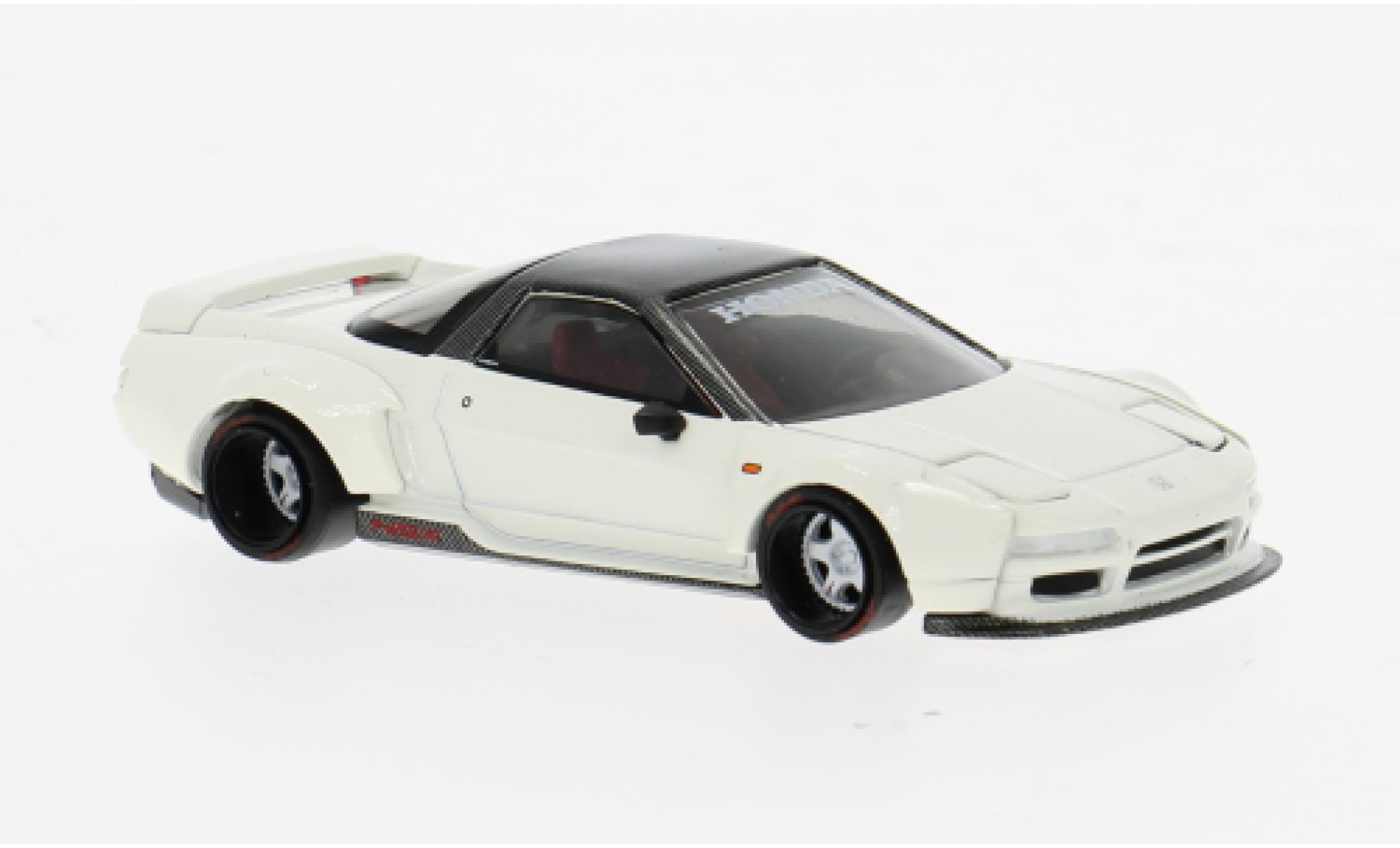 Honda NSX 1/64 Mini GT (NA1) weiss 1990 1:64 modellino in miniatura