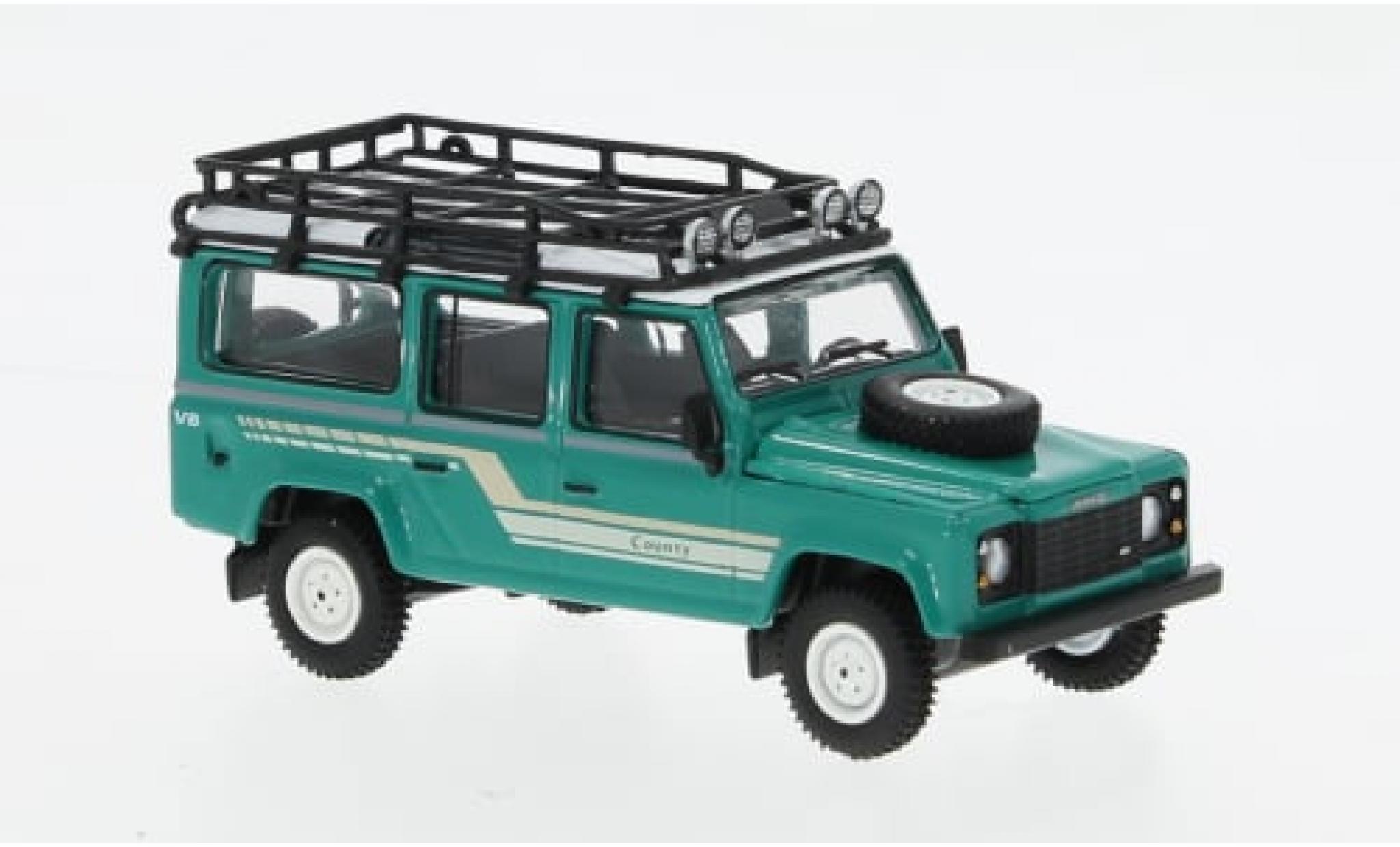 Land Rover Defender 1/64 Mini GT 110 Station Wagon grün/Dekor 1985 1:64 modellino in miniatura