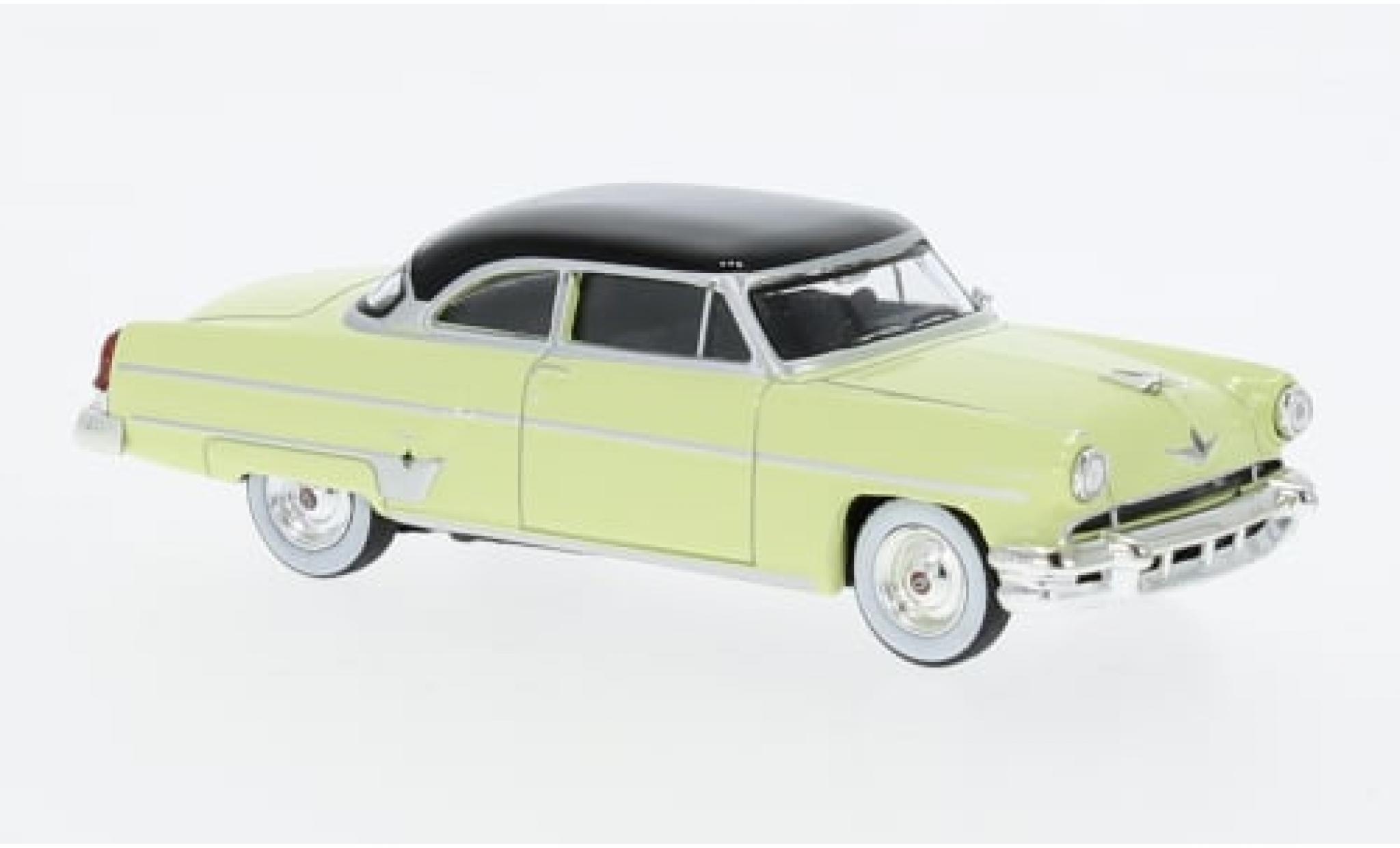Lincoln Capri 1/64 Mini GT gelb/schwarz 1954 1:64 modellino in miniatura